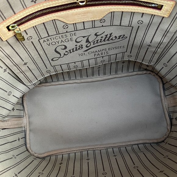 LV Neverfull MM - Beige - Picture 10 of 13